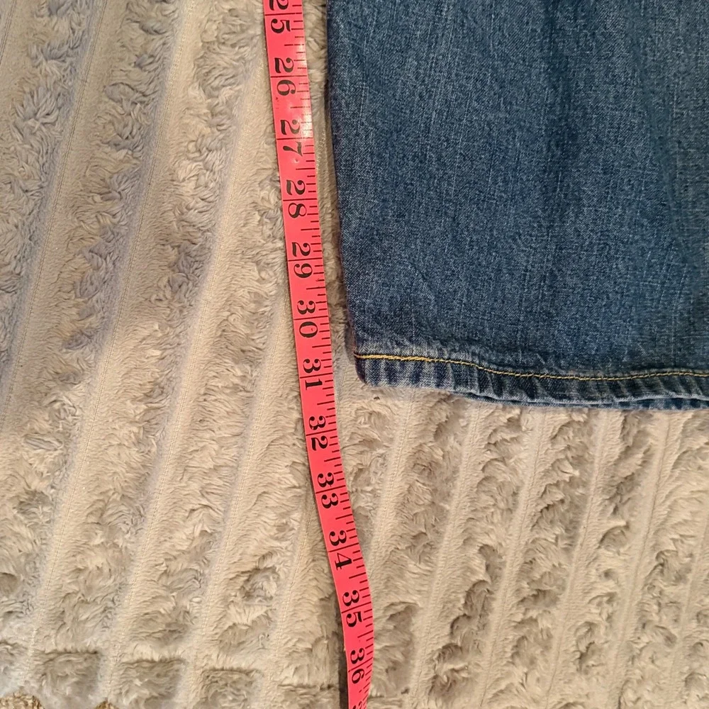 Levis SilverTab Baggy Jeans Mens 42x32 Blue Medium Wash Relaxed Wide Leg Denim